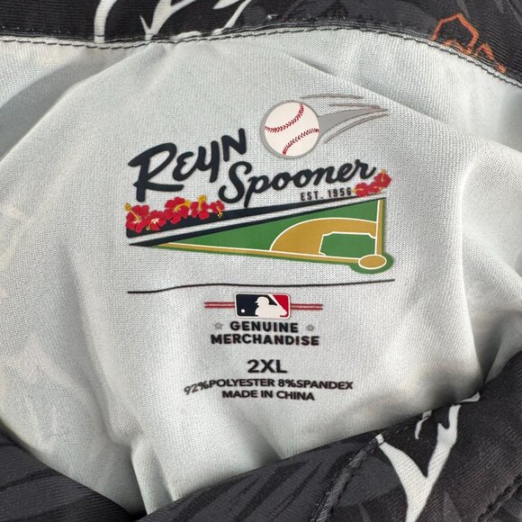 Reyn Spooner Polo Shirt 2XL San Francisco Giants Short Sleeve Baseball TP-3448 - Picture 5 of 7